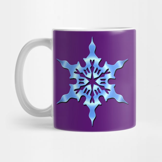 Blue Snowflake by Scar